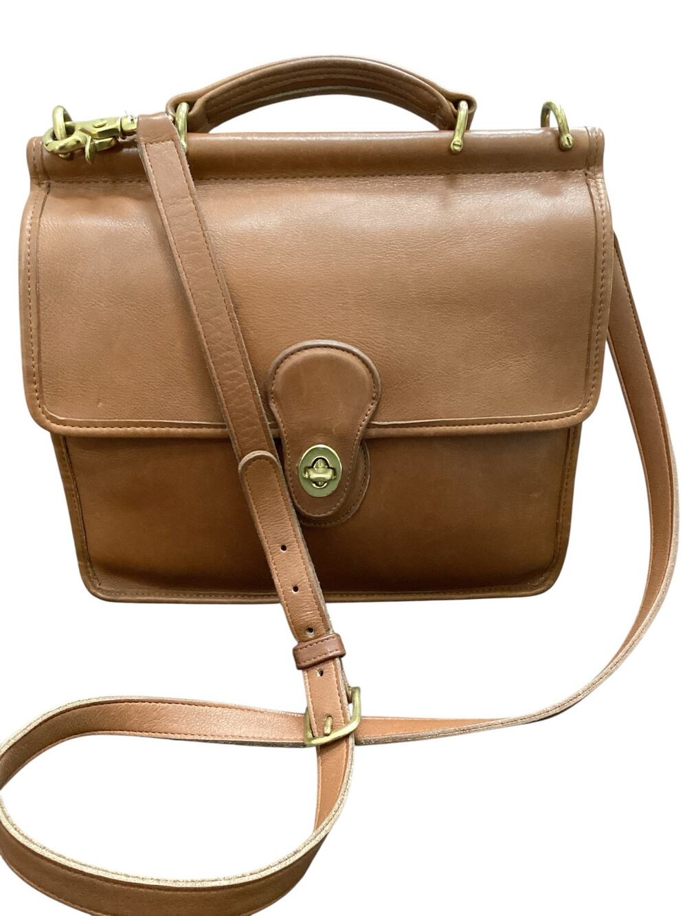 Vintage Coach Crossbody Women’s One Size Leather Willis 9927 Chestnut Color
